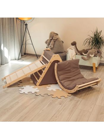 ClimbUpToys Kletterset FOLD UP mit Zelt & Kissen (6-tlg.)